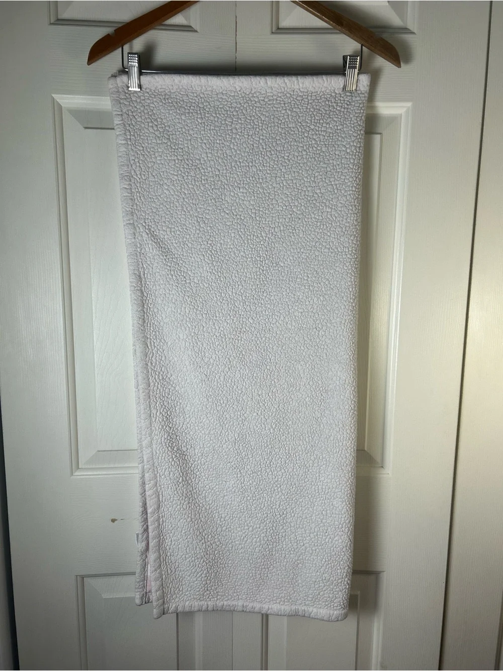 TL Care Pink White Clouds American Baby Company Blanket Sherpa Lovey